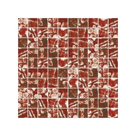 Mozaika szklana Złoto-Brąz Skałka 30 x 30 kostka 2,8 cm