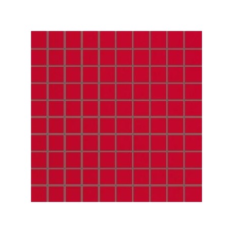 Mozaika szklana Red 30x30 kostka 2,8 cm
