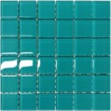 Mozaika szklana Turkus 30 x 30 kostka 4,8 cm