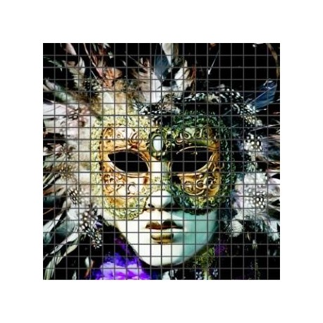 Mozaika szklana Maska Wenecka 3 