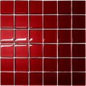 Mozaika szklana Czerwień 30 x 30 kostka 4,8 cm