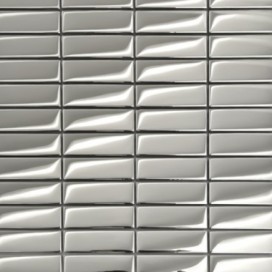 MOZAIKA SREBRNA METALIC CEGIEŁKA B 30x30