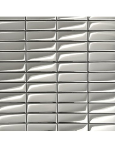 MOZAIKA SREBRNA METALIC CEGIEŁKA B 30x30