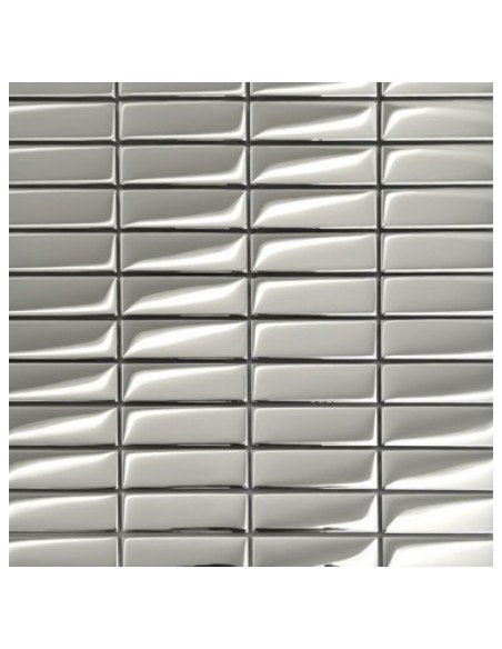 MOZAIKA SREBRNA METALIC CEGIEŁKA B 30x30