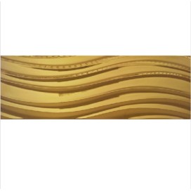 PŁYTKA DEKORACYJNA 3D ZŁOTA FALA 30x90