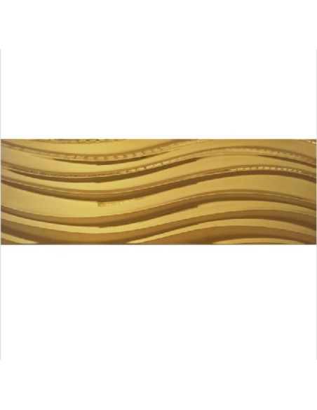 PŁYTKA DEKORACYJNA 3D ZŁOTA FALA 30x90