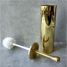 SZCZOTKA DO WC METALIZOWANA ZŁOTA