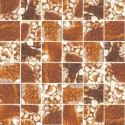 Mozaika szklana Złoto-Bursztyn Skałka 30 x 30 kostka 4,8 cm