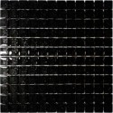 Mozaika szklana Czarny Brokat Srebrny 30x30 2,3cm