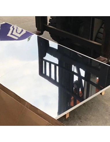 Blacha Nierdzewna Silver Super Poler 0,6 mm – Lustro / Mirror Wykończenie