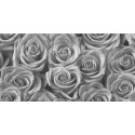 Roses Grey Glass Dekor 30x60