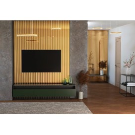 Złoty lamel w salonie 2