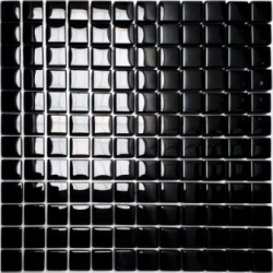Mozaika szklana Czarna 30 x 30 kostka 2,3 cm