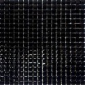 Mozaika Szklana Czarny Brokat Srebrny 30x30(1,5x1,5)