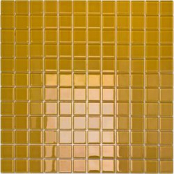 Mozaika szklana Żółta 30 x 30 kostka 2,3 cm