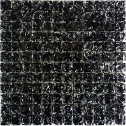 Mozaika MS-110 Crackle Czarna 30x30