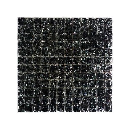 Mozaika MS-110 Crackle Czarna 30x30