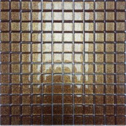Mozaika szklana Brokat Brąz 30x30 2,3cm