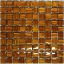 Mozaika szklana Bursztyn Paski 30 x 30 kostka 2,8 cm